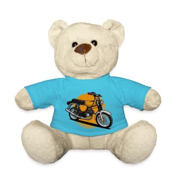 S51 (gelb) // Illustration - Teddy - Atollblau - Vorne
