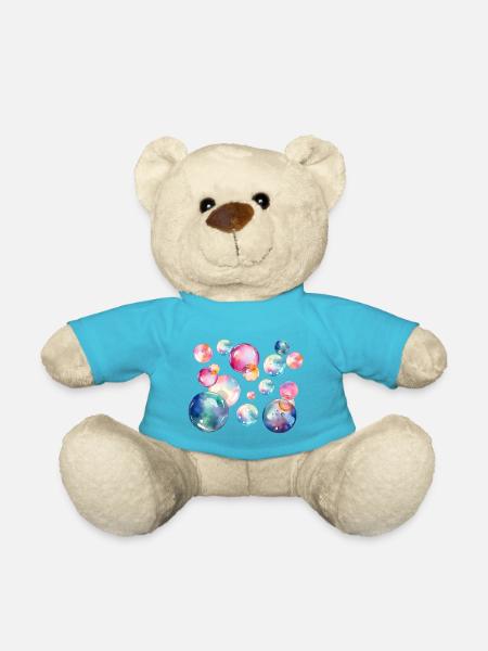 Bulles de rêve - Nounours - bleu outremer
