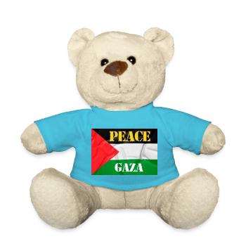 Drapeau de Gaza - Nounours - bleu outremer - Devant