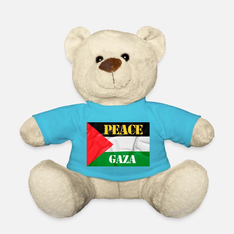 Flagge Gaza - Teddy - Atollblau