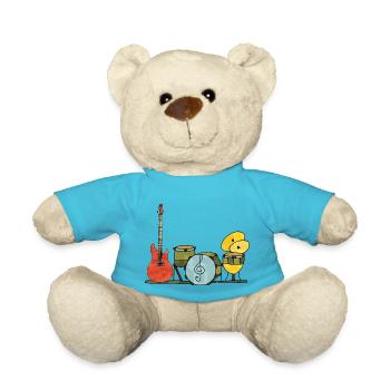 Musical Instruments - Teddy Bear - atoll blue - Front