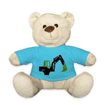 excavatrice - Nounours - bleu outremer - Devant
