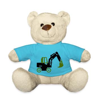 excavatrice - Nounours - bleu outremer - Devant