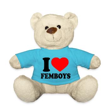 I love femboys - Teddy - Atollblau - Vorne