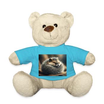 Animaux mignons en hibernation – loir - Nounours - bleu outremer - Devant