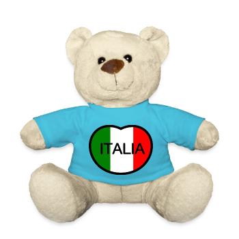 Ich liebe Italien - Teddy - Atollblau - Vorne