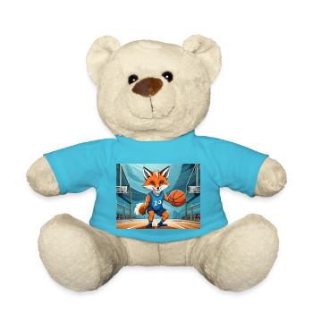 Mignon petit renard démon vie quotidienne - biscuits - Nounours - bleu outremer - Devant