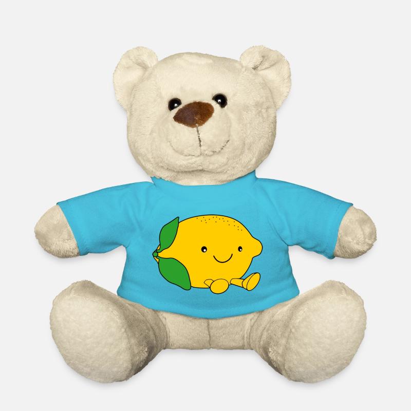 Citron de dessin animé sucré - Nounours - bleu outremer