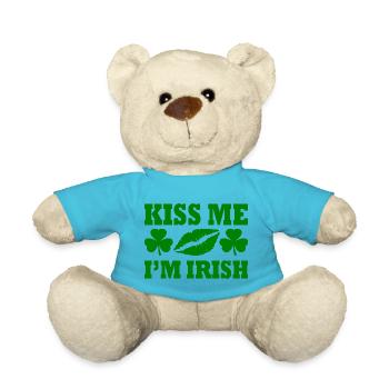 kiss me im irish - Nounours - bleu outremer - Devant