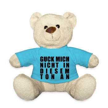 Dicton drôle image humour drôle idée cadeau - Nounours - bleu outremer - Devant