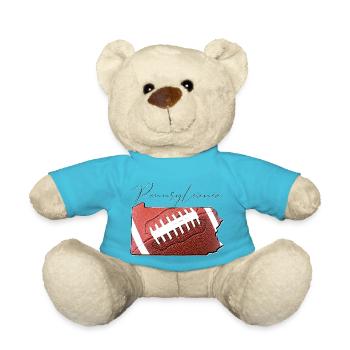 Football in the Pennsylvania State Map PA - Teddy Bear - atoll blue - Front
