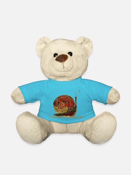 Escargot - Nounours - bleu outremer