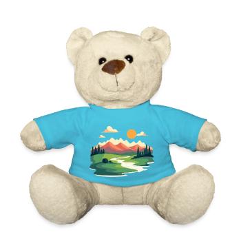 Malerische Berglandschaft in Ruhe & Natur vereint - Teddy - Atollblau - Vorne