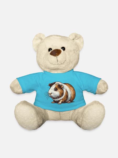 Guinea pig - Teddy Bear - atoll blue