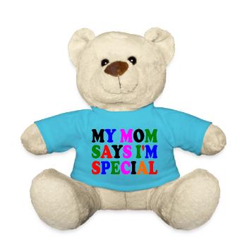 my mom says i'm special - Teddy - Atollblau - Vorne