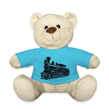 lokomotive zug - Teddy - Atollblau - Vorne