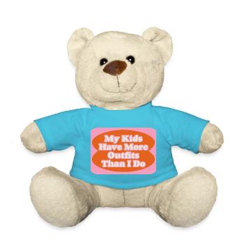 Outfit Battle Mom vs. Kids - Teddy - Atollblau - Vorne