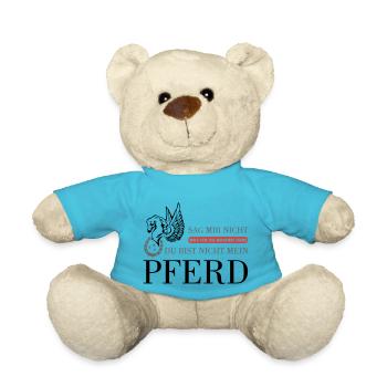 Das "Nicht Mein Pferd" Statement - Teddy - Atollblau - Vorne