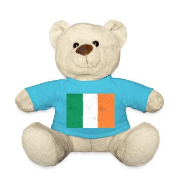 Flagge von Irland - Teddy - Atollblau - Vorne