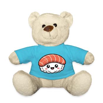Kawaii Sushi - Teddy Bear - atoll blue - Front