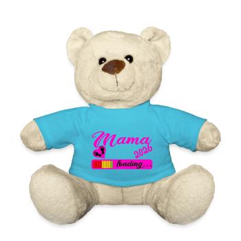Maman 2026 - Nounours - bleu outremer - Devant
