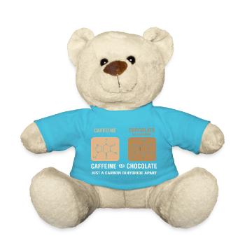 Chemie Wissenschaft Physik Labor Strukturformel - Teddy - Atollblau - Vorne