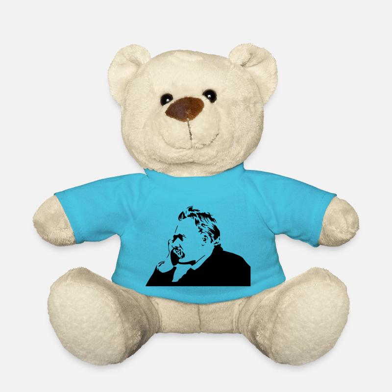 nietsche stencil - Nounours - bleu outremer