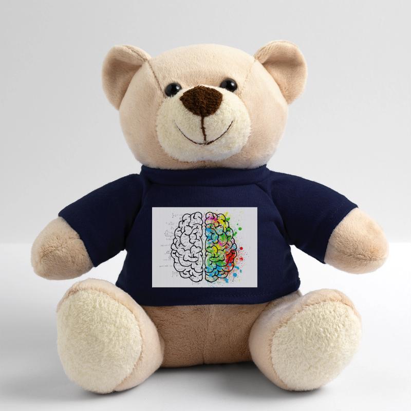 Brain Art Teddy Bear