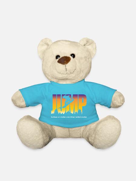 Jump und Snowboarder - Teddy - Atollblau