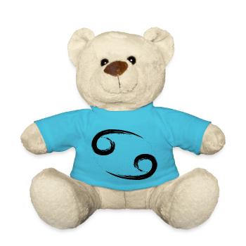 Cancer - Teddy Bear - atoll blue - Front