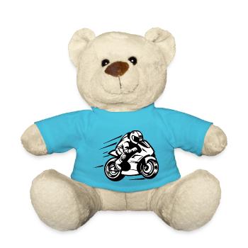 Moto - Nounours - bleu outremer - Devant