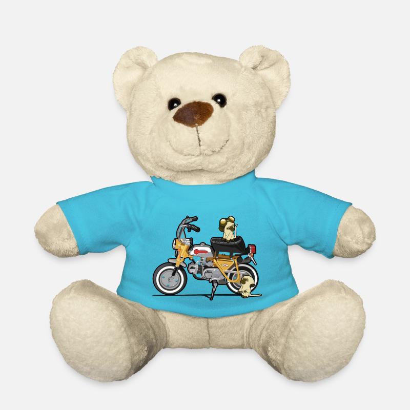 Monkey - Teddy Bear - atoll blue