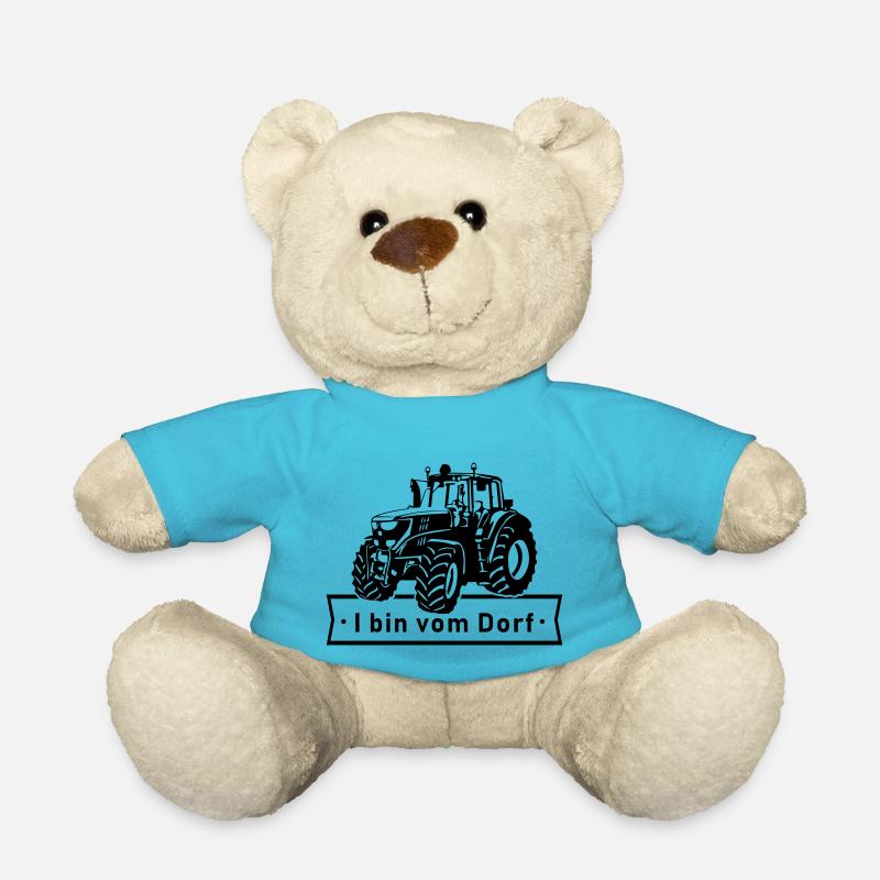 I bin vom Dorf - Teddy - Atollblau