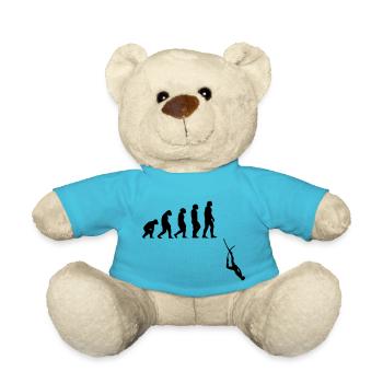 Evolution Apnea Diving - Teddy Bear - atoll blue - Front