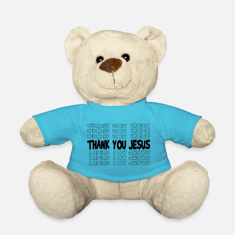 THANK YOU JESUS - Nounours - bleu outremer