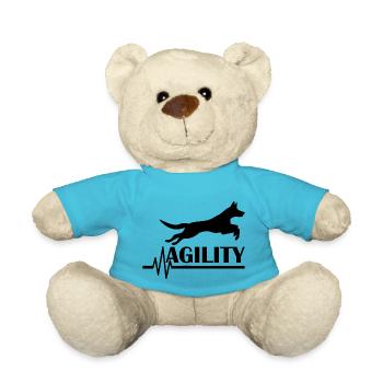 Hund Dog Agility - Teddy - Atollblau - Vorne