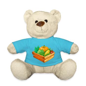 Vegetable - Teddy Bear - atoll blue - Front