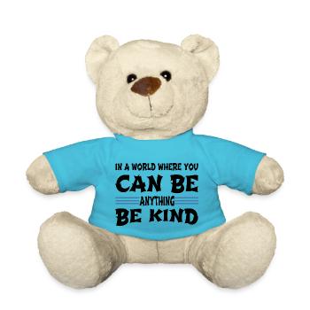 present birthday present gift gift idea quote - Teddy - Atollblau - Vorne