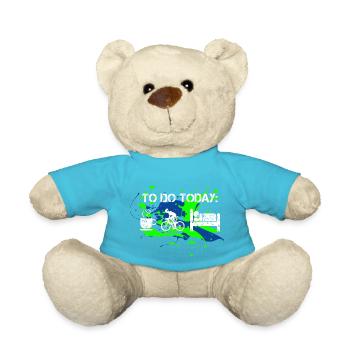 Bicycle Mountain Bike Hobby Cycling - Teddy Bear - atoll blue - Front