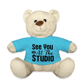 See You At The Studio Photography - Teddy Bear - atoll blue - Front