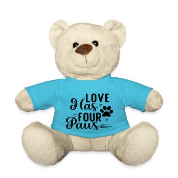 Love Has Four Paws - Teddy - Atollblau - Vorne
