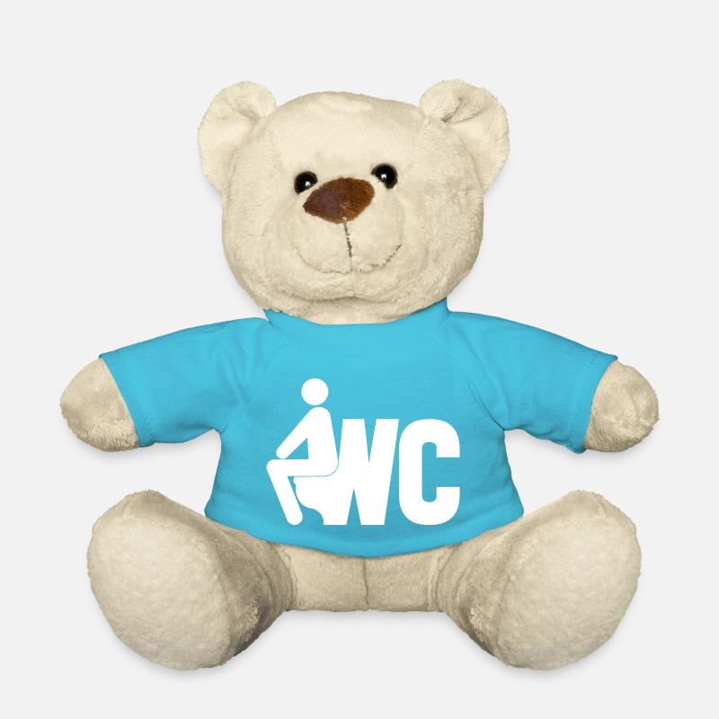 Toilette - Nounours - bleu outremer