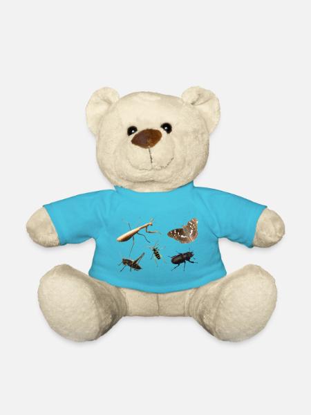 Insects - Teddy Bear - atoll blue