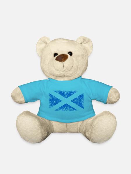 Écosse - Nounours - bleu outremer