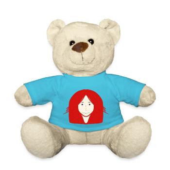 Dessin animé mignon - Nounours - bleu outremer - Devant