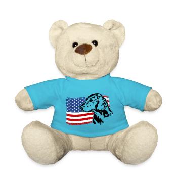 ALPINE DACHSBRACKE Amérique Flag Dog Wilsigns - Nounours - bleu outremer - Devant