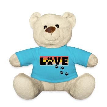 Hunde Liebe - Teddy - Atollblau - Vorne