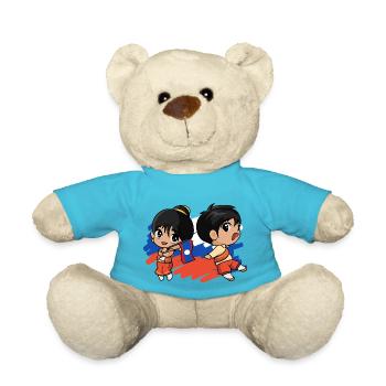 Laos Laos Laotian Fille Robe Lao I Cadeau - Nounours - bleu outremer - Devant