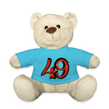 49 numero chiffre quarante neuf 20032 A - Nounours - bleu outremer - Devant