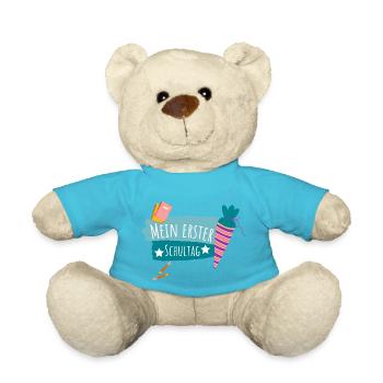 MEIN ERSTER SCHULTAG - Teddy - Atollblau - Vorne